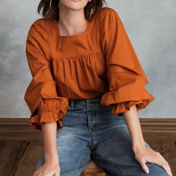 Happy Nature Tops - Happy X Nature Kate Hudson Juliet Blouse Top Size Small